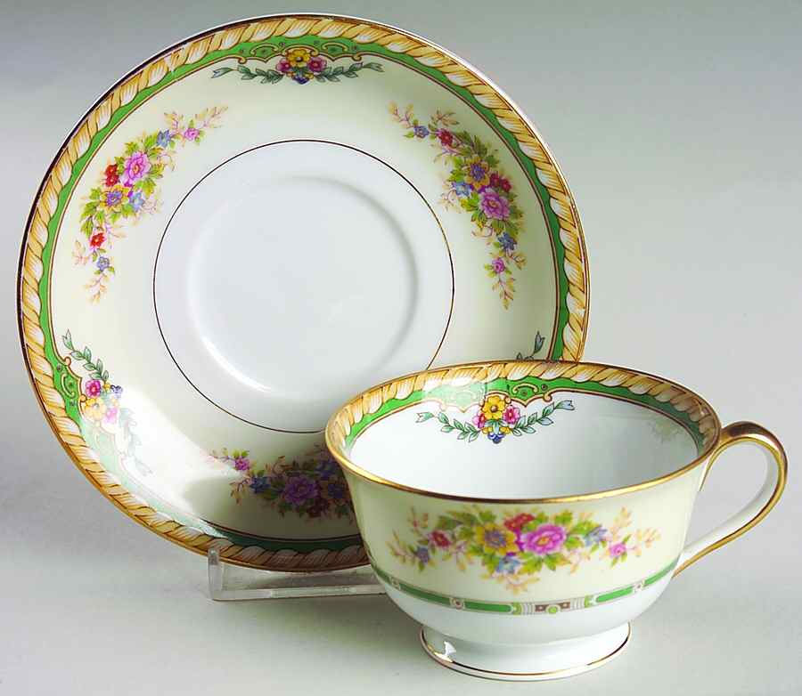 Monica Footed Cup & Saucer Set by Noritake-1