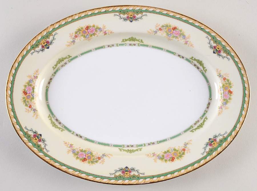 Monica 11" Oval Serving Platter by Noritake-1