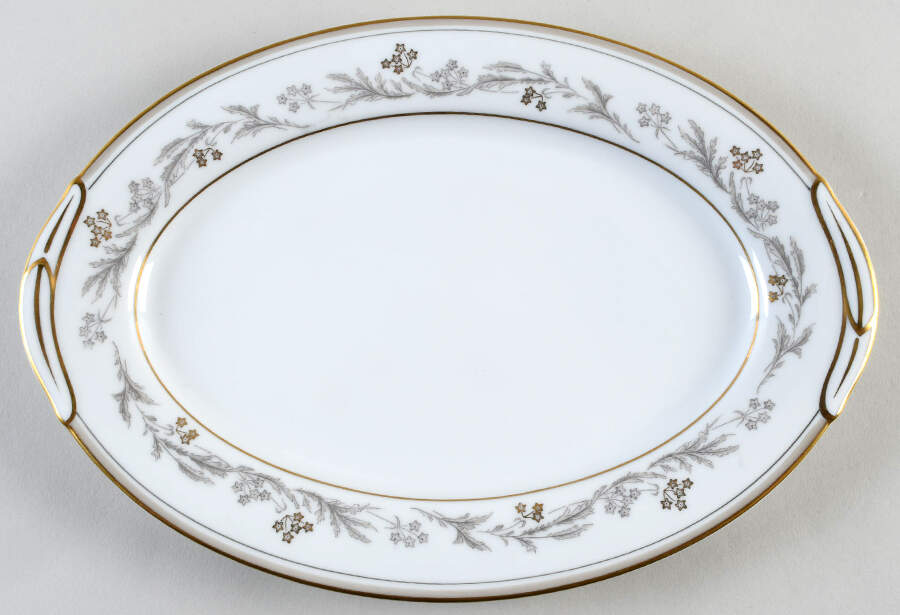 Monica 11" Oval Serving Platter by Noritake-1