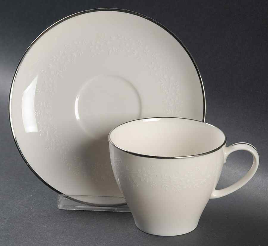 Montblanc Flat Cup & Saucer Set by Noritake-1