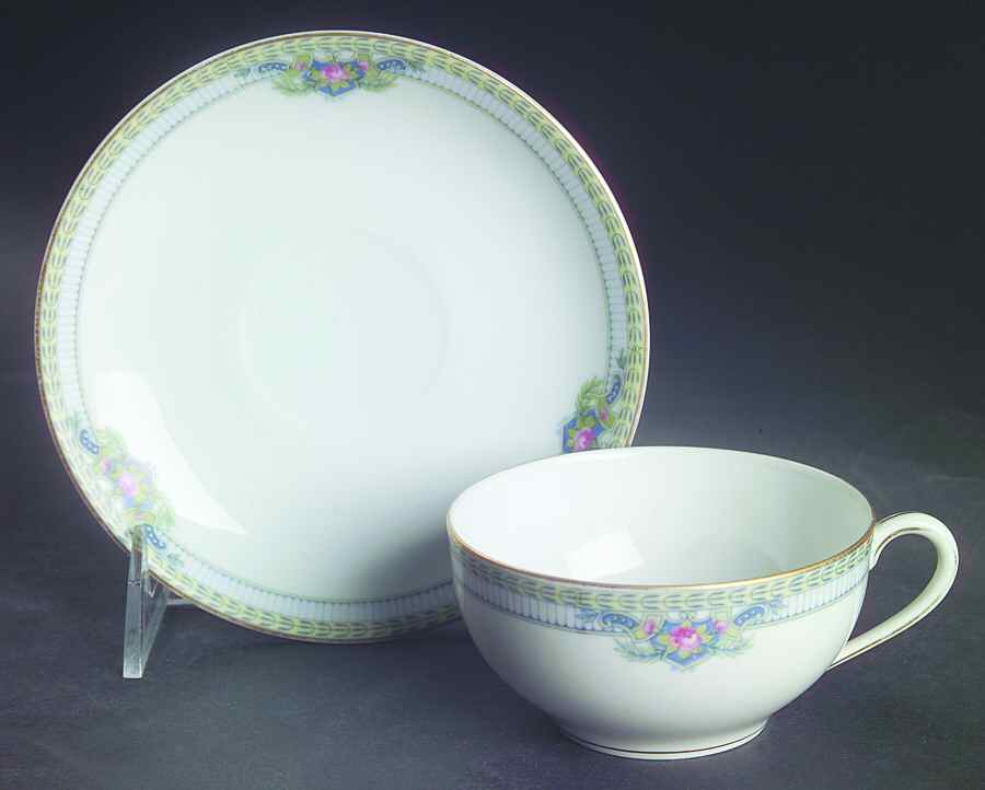 Montclare Flat Cup & Saucer Set by Noritake-1