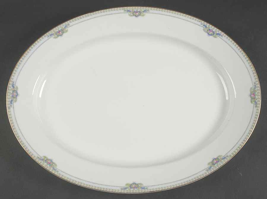 Montclare 16" Oval Serving Platter by Noritake-1