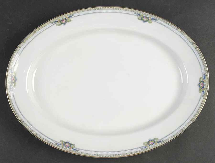 Montclare 13" Oval Serving Platter by Noritake-1