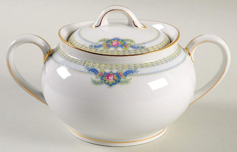 Montclare Sugar Bowl & Lid by Noritake-1