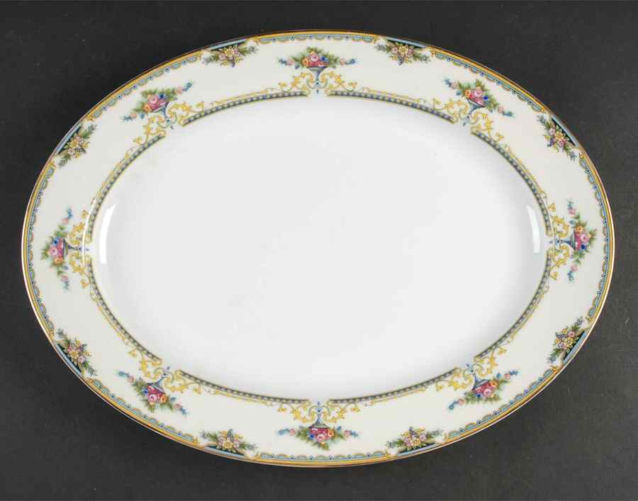 Montebelle 16" Oval Serving Platter by Noritake-1