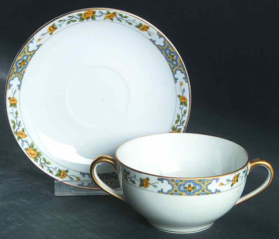 The Monterey Flat Bouillon Cup & Saucer by Noritake-1