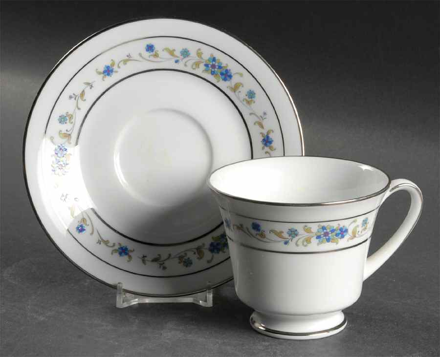 Monticello Footed Cup & Saucer Set by Noritake-1
