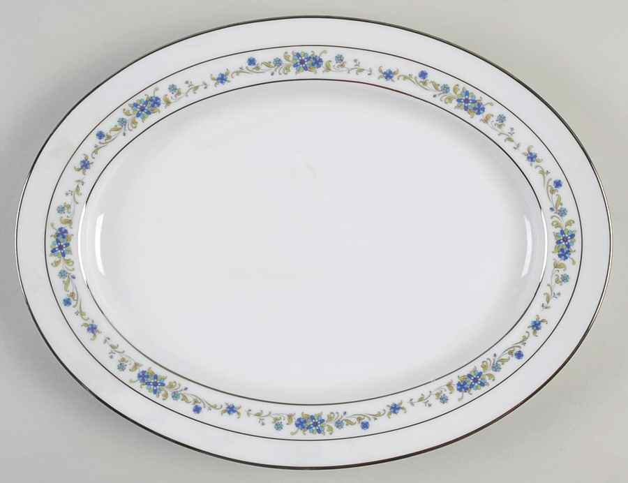 Monticello 13" Oval Serving Platter by Noritake-1