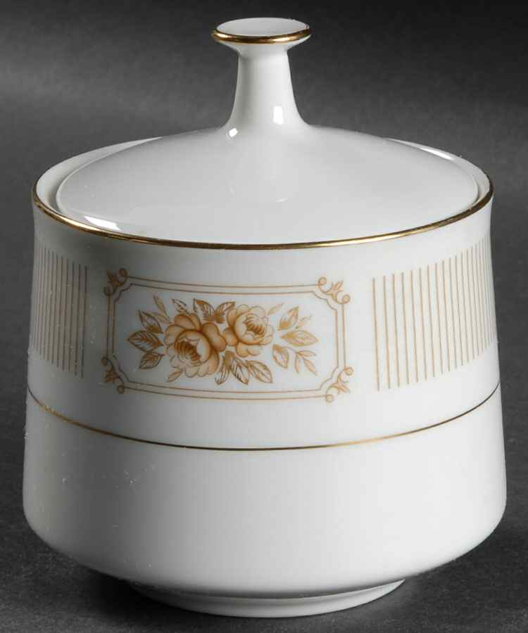 Montrose Sugar Bowl & Lid by Noritake-1