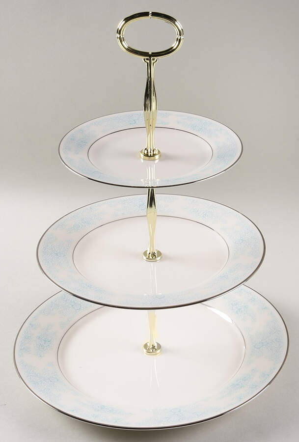 Moonbeam 13 7/8"-14 1/4" 3-Tiered Serving Tray(DP,SP,BB) HC by Noritake-1