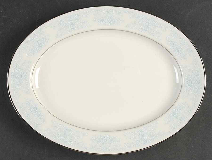 Moonbeam 11" Oval Serving Platter by Noritake-1