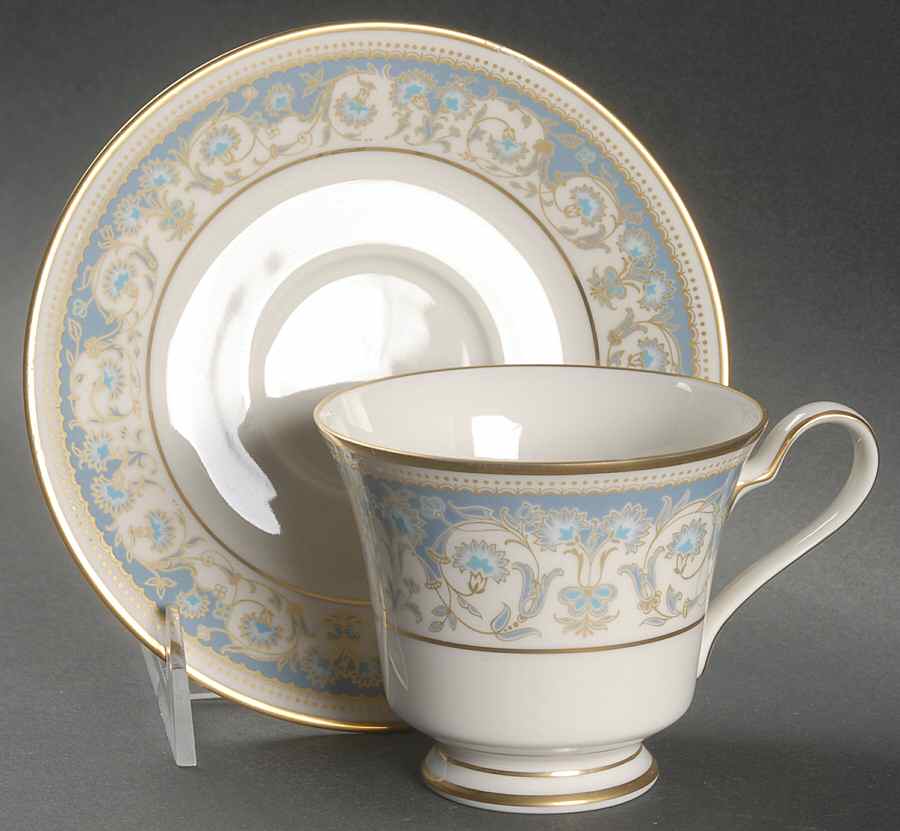 Moonlight Footed Cup & Saucer Set by Noritake-1