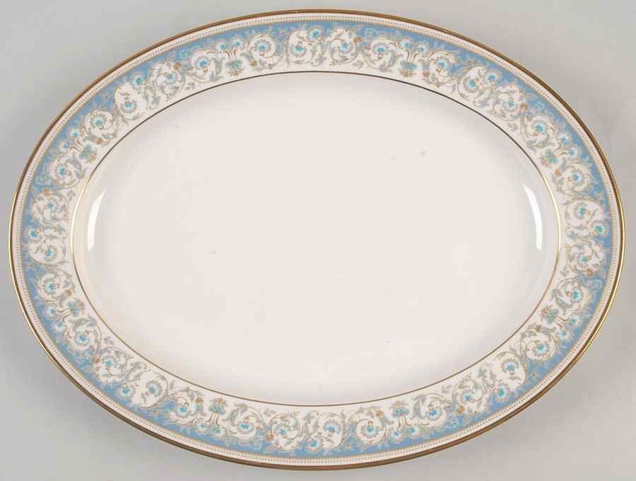 Moonlight 16" Oval Serving Platter by Noritake-1