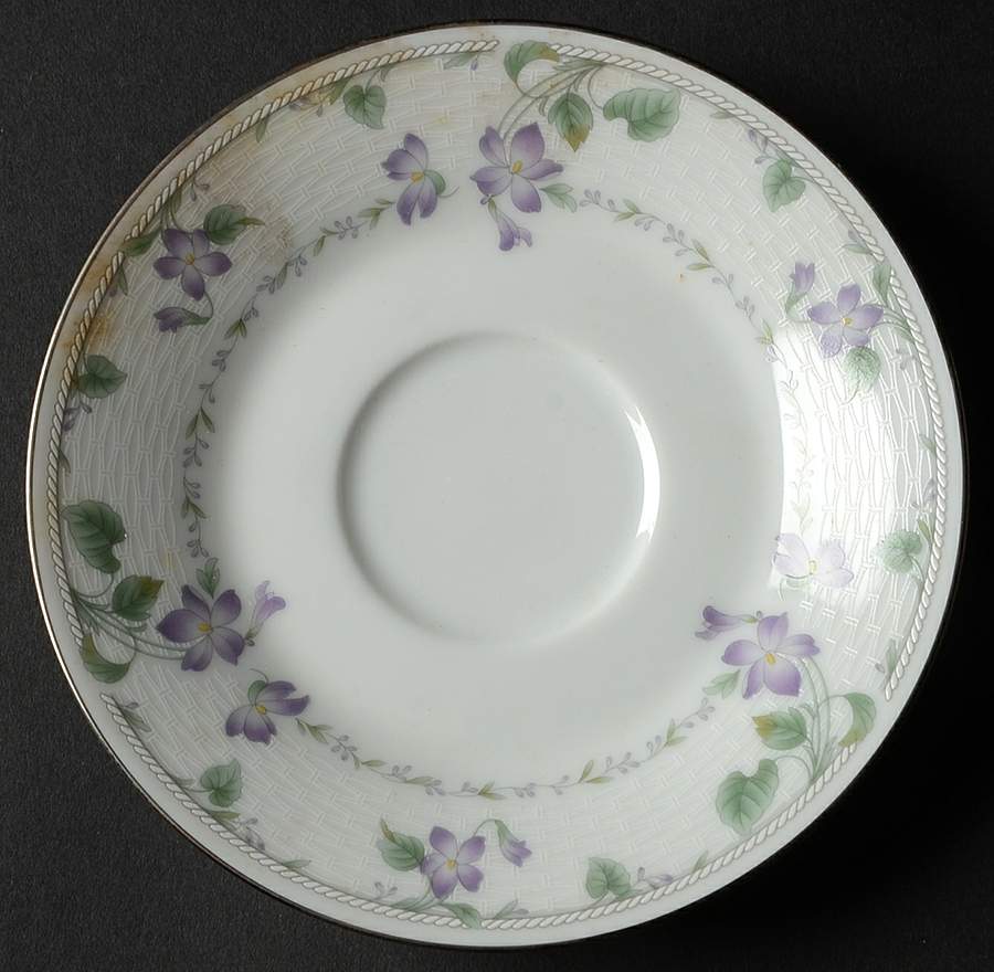 Morning Poem Saucer by Noritake-1