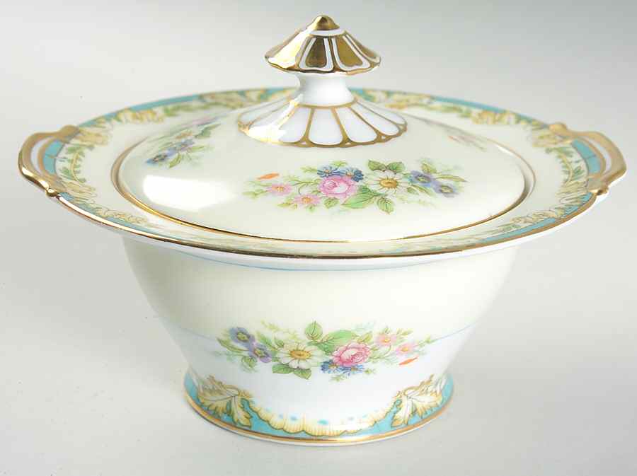 Moreton Sugar Bowl & Lid by Noritake-1