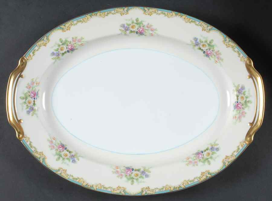 Moreton 16" Oval Serving Platter by Noritake-1