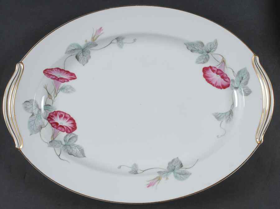Morning Glory 16" Oval Serving Platter by Noritake-1