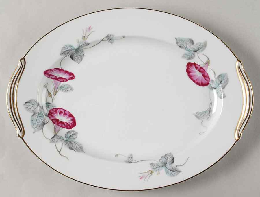 Morning Glory 11" Oval Serving Platter by Noritake-1