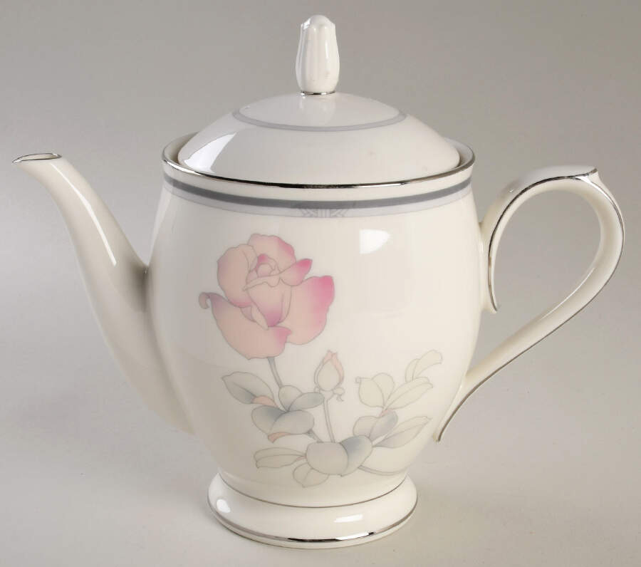 Moonlight Rose Teapot & Lid by Noritake-1