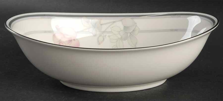 Moonlight Rose 10" Oval Vegetable Bowl by Noritake-1
