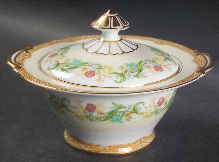 Moselle Sugar Bowl & Lid by Noritake-1