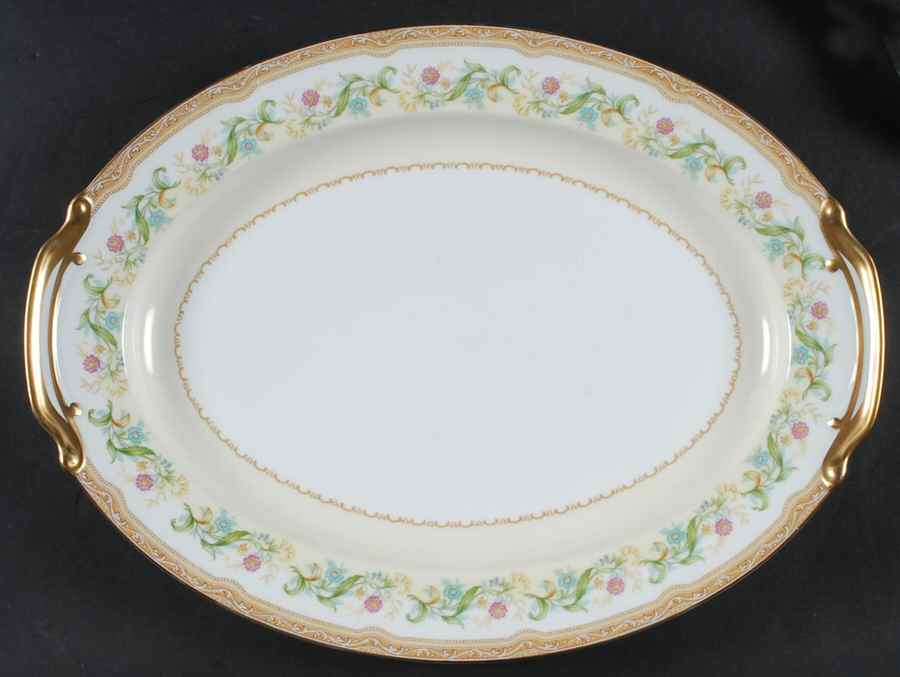 Moselle 16" Oval Serving Platter by Noritake-1