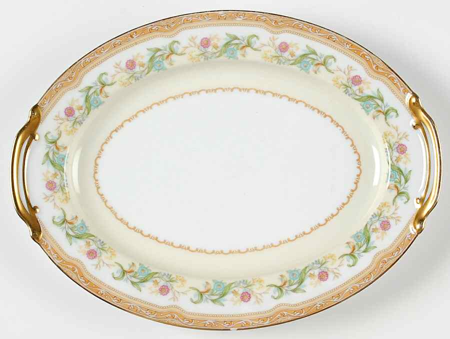 Moselle 11" Oval Serving Platter by Noritake-1