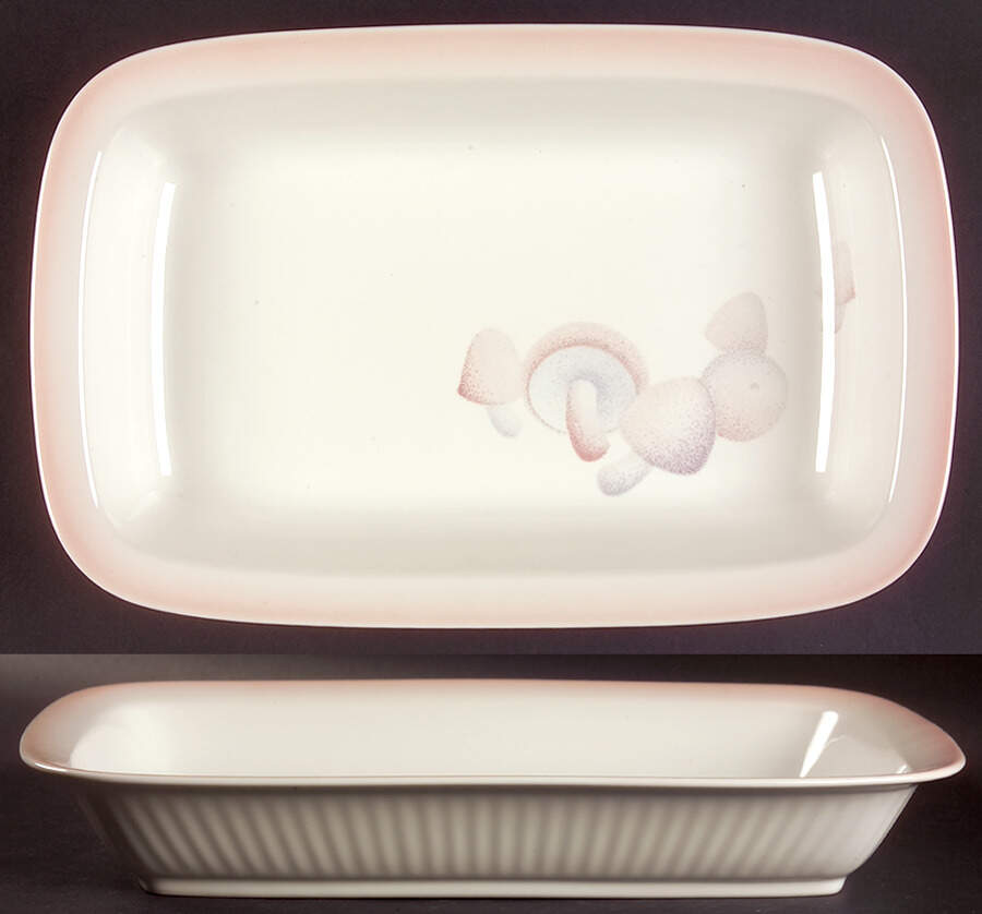 Mushroom Magic 14" Rectangular Roaster by Noritake-1