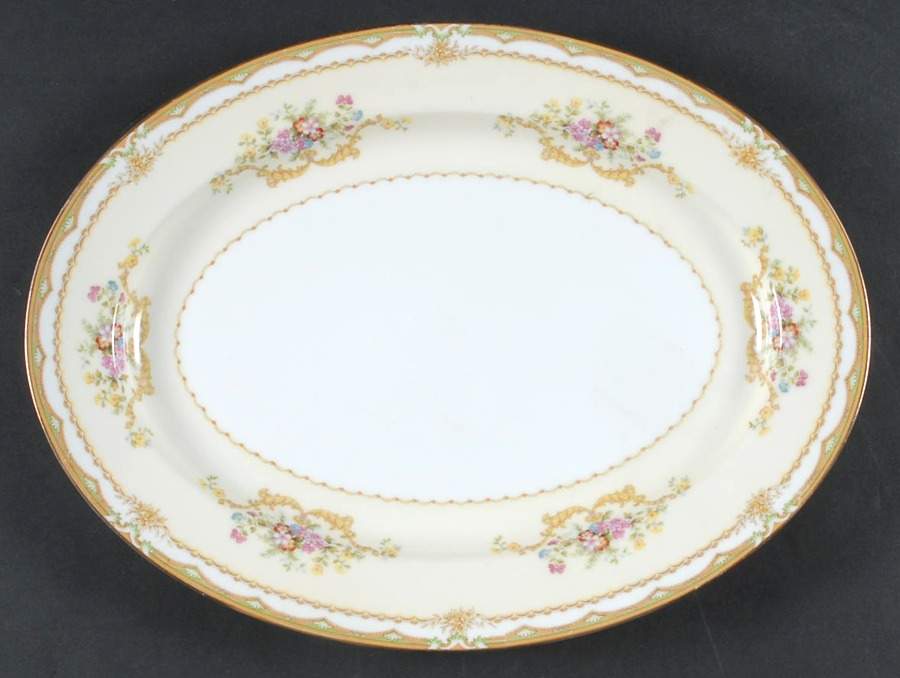 Muriel 13" Oval Serving Platter by Noritake-1