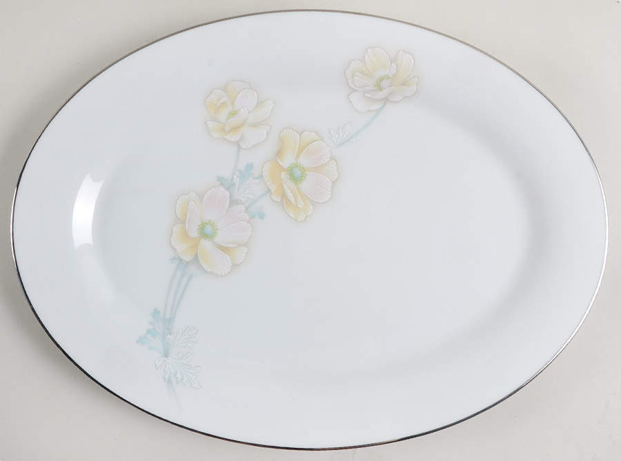 Murmur 13" Oval Serving Platter by Noritake-1