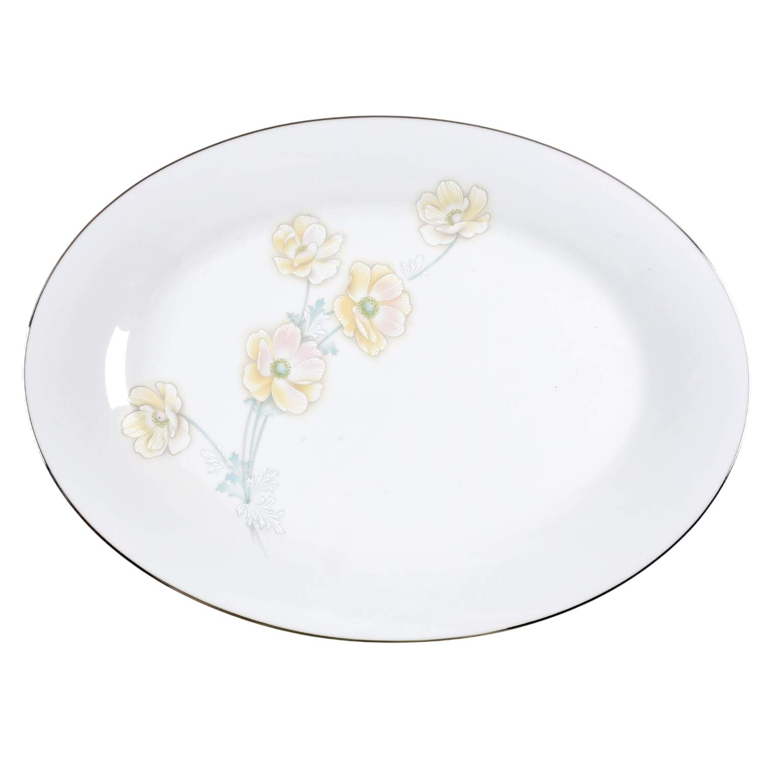Murmur 16" Oval Serving Platter by Noritake-1