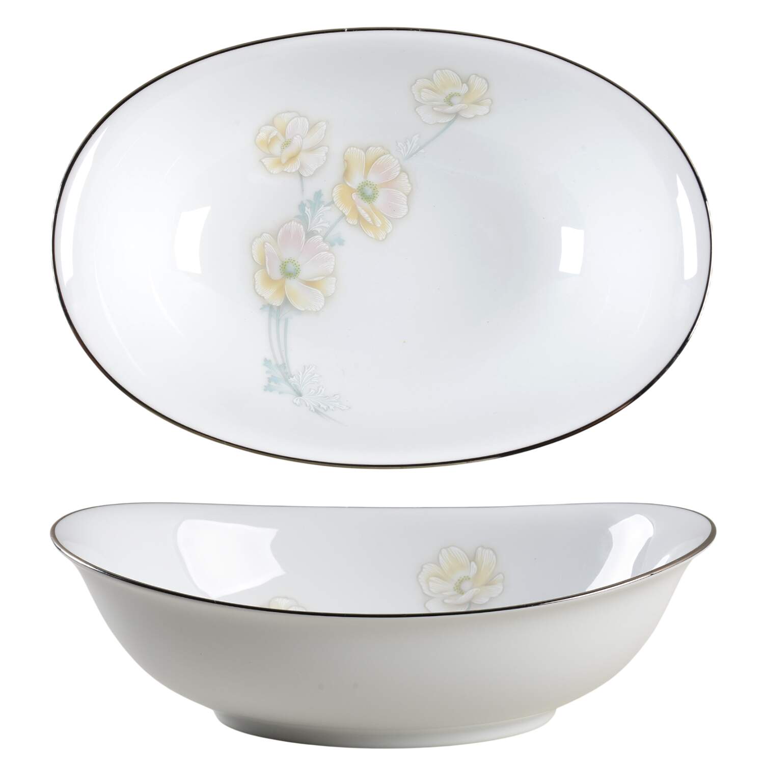 Murmur 9" Oval Vegetable Bowl by Noritake-1