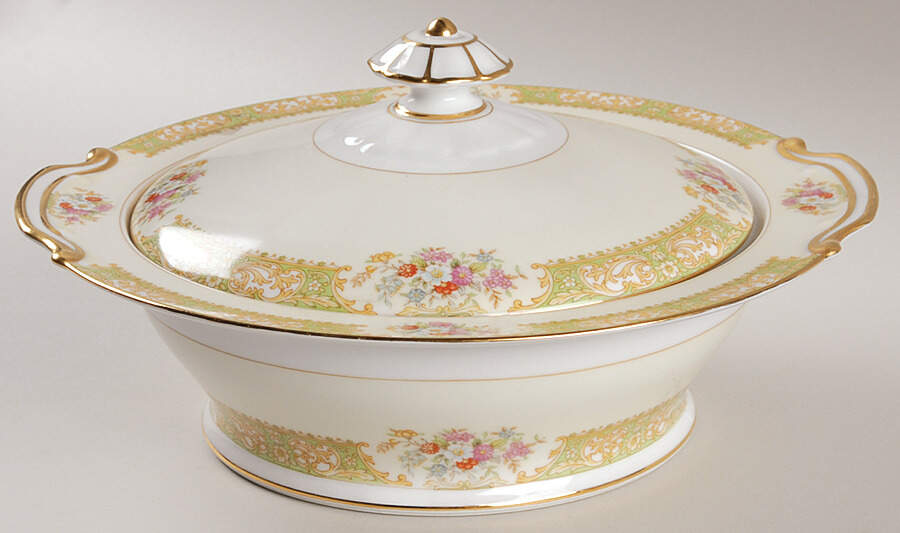 Mystery #102 Round Covered Vegetable by Noritake-1