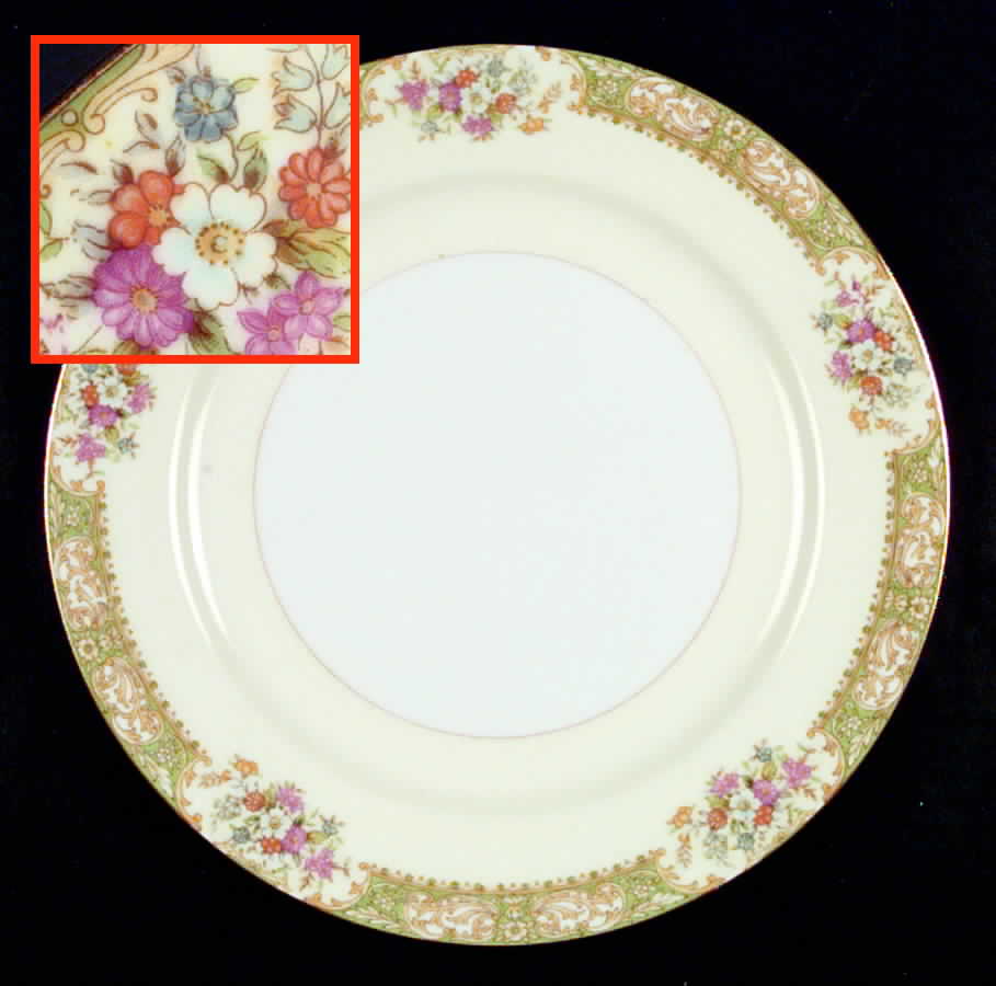 Mystery #102 Dinner Plate by Noritake-1