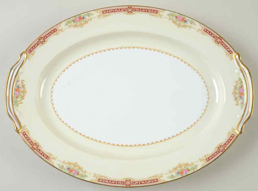 Mystery #103 14" Oval Serving Platter by Noritake-1