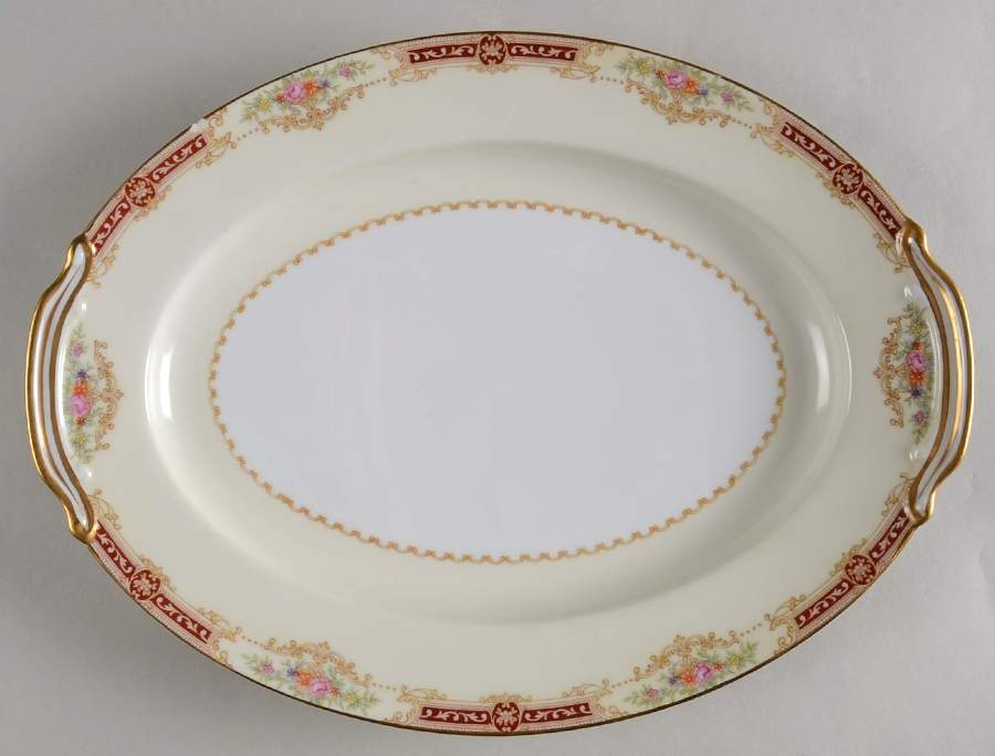 Mystery #103 11" Oval Serving Platter by Noritake-1