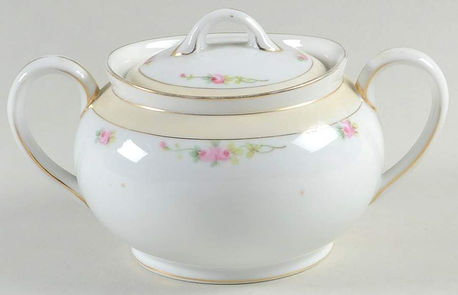 Mystery #104 Sugar Bowl & Lid by Noritake-1