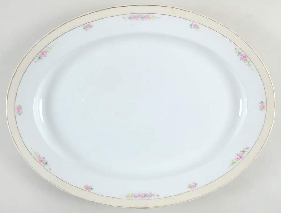 Mystery #104 16" Oval Serving Platter by Noritake-1