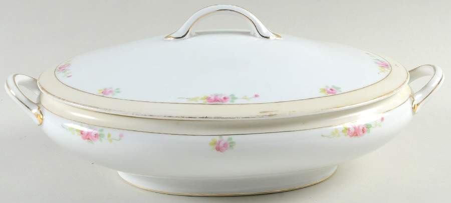 Mystery #104 Oval Covered Vegetable by Noritake-1