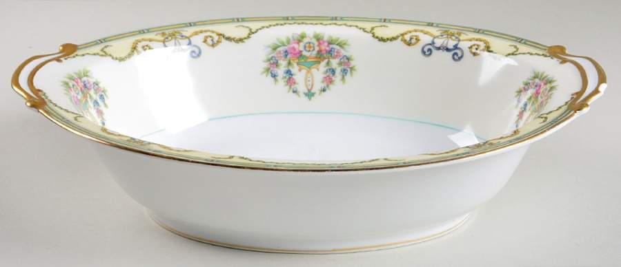 Mystery #105 10" Oval Vegetable Bowl by Noritake-1