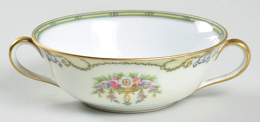 Mystery #105 Flat Cream Soup Bowl by Noritake-1