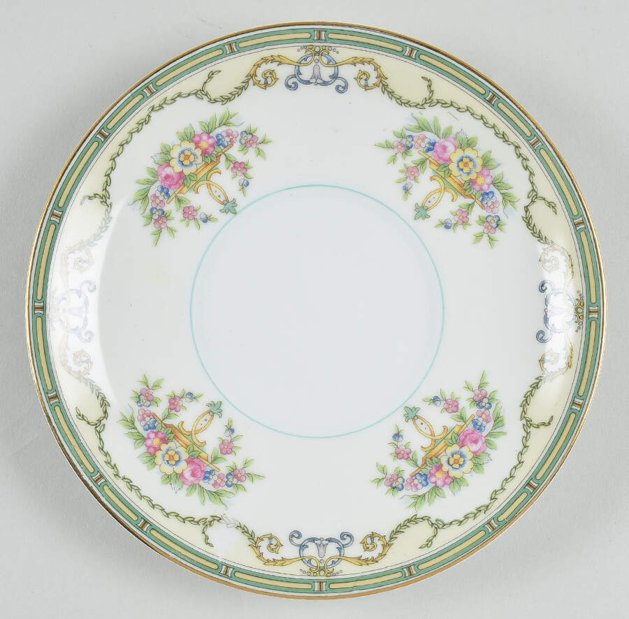 Mystery #105 Saucer for Flat Cream Soup Bowl by Noritake-1