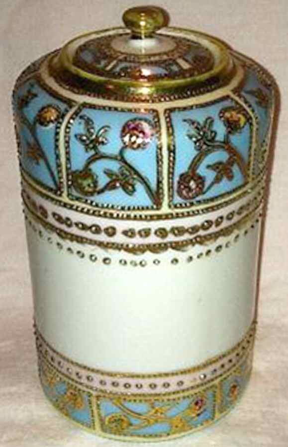 Mystery #106 Tea Caddy & Lid by Noritake-1