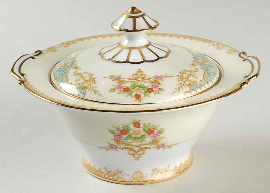 Mystery #109 Sugar Bowl & Lid by Noritake-1