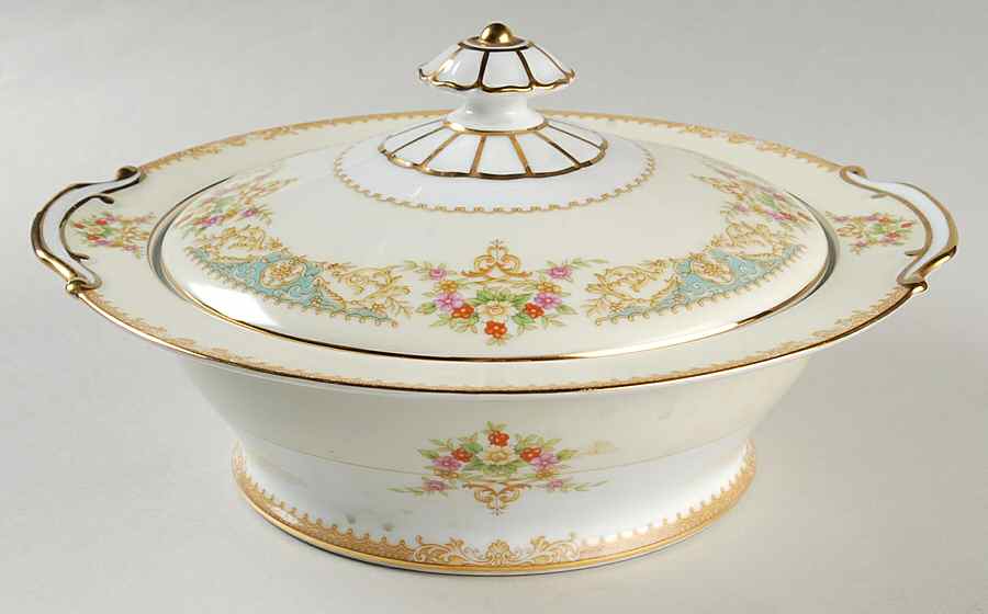 Mystery #109 Round Covered Vegetable by Noritake-1