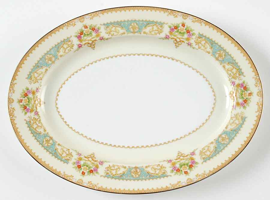 Mystery #109 11" Oval Serving Platter by Noritake-1