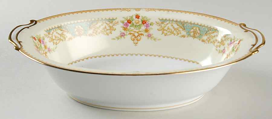 Mystery #109 10" Oval Vegetable Bowl by Noritake-1