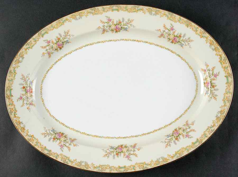 Mystery #11 16" Oval Serving Platter by Noritake-1