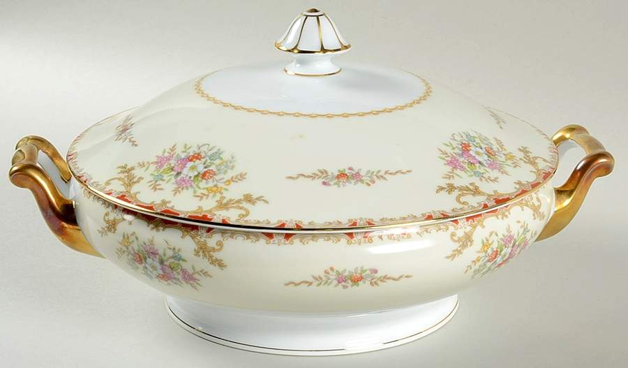 Mystery #110 Round Covered Vegetable by Noritake-1