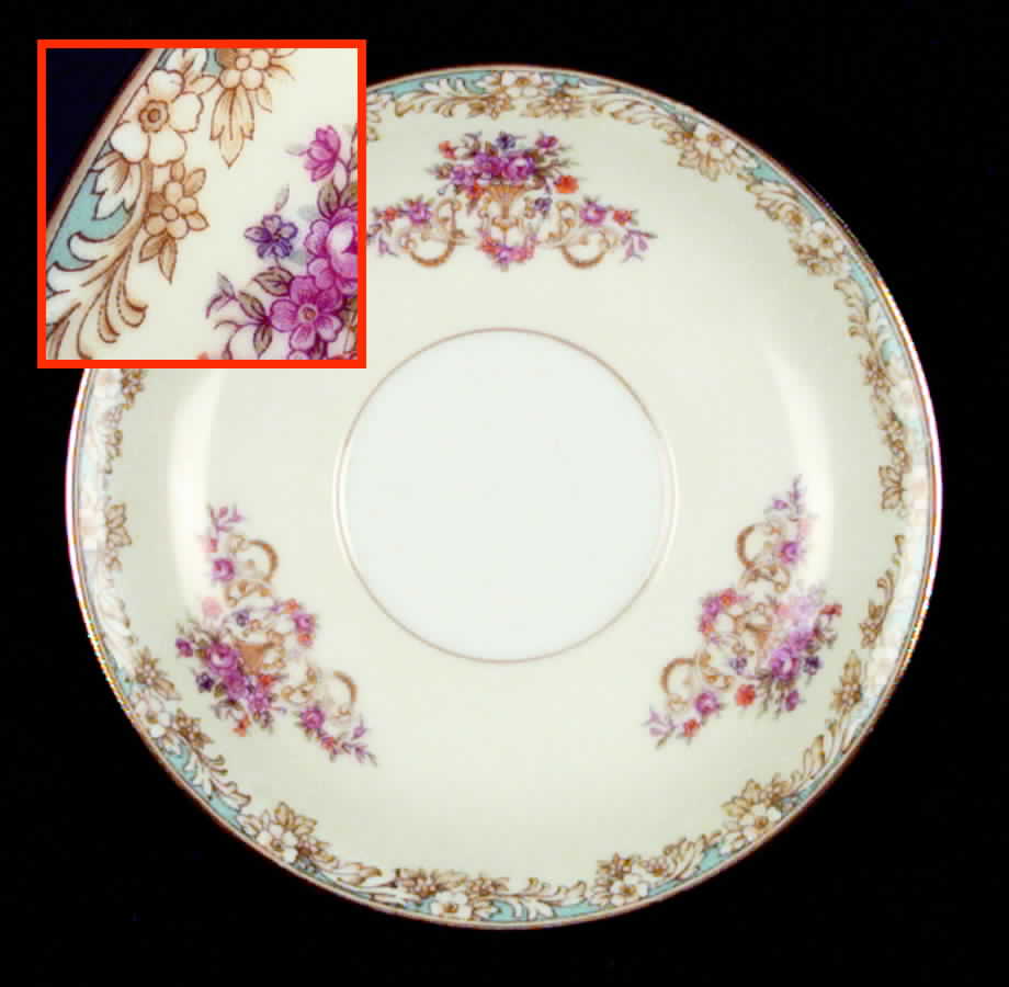 Mystery #114 Blue Saucer by Noritake-1